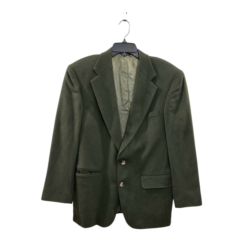 VTG 80s Polo University Club 42R Ralph Lauren Green Camel Hair Blazer Coat‎ USA